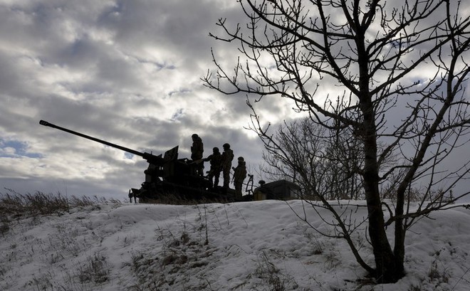 Binh sĩ Ukraine trên chiến trường
