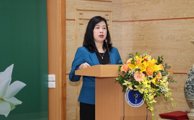 Bộ trưởng Bộ Y tế Đào Hồng Lan, nguồn ảnh: PV.