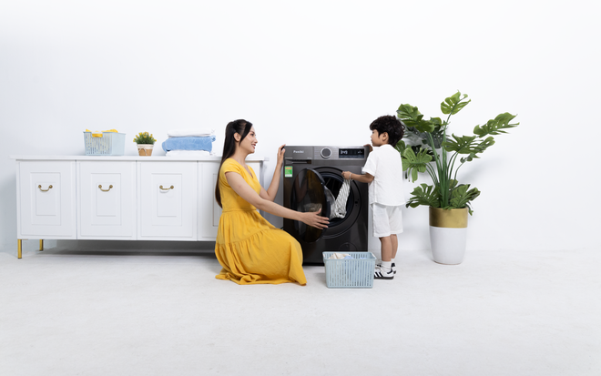 Máy giặt giá hợp lý, bền bỉ, sạch sâu – “Chân ái” giặt giũ cho Tết 2024
