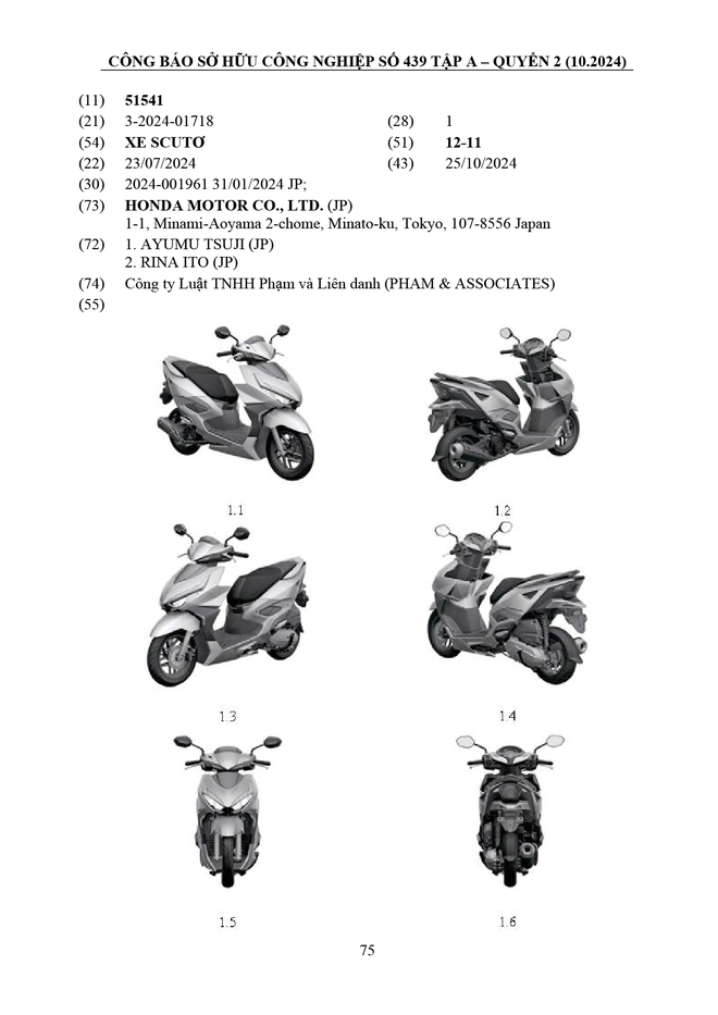 Honda đăng ký loạt xe máy mới với cơ quan Việt Nam: Có mẫu tay ga đẹp sắc cạnh, giá quy đổi dưới 40 triệu - Ảnh 1.