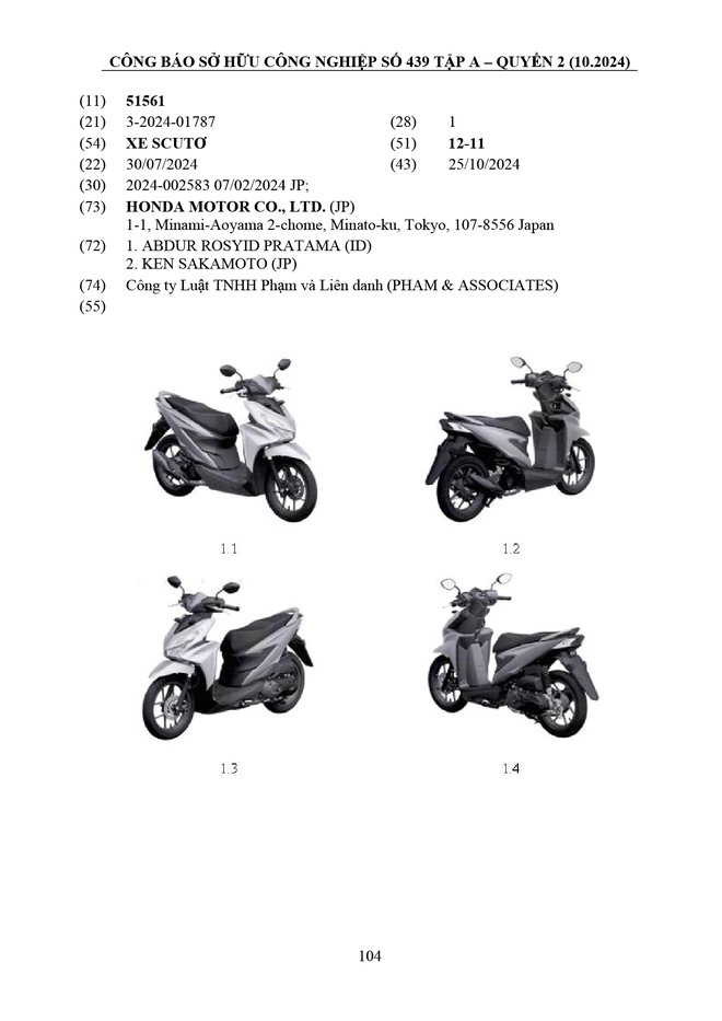 Honda đăng ký loạt xe máy mới với cơ quan Việt Nam: Có mẫu tay ga đẹp sắc cạnh, giá quy đổi dưới 40 triệu - Ảnh 6.