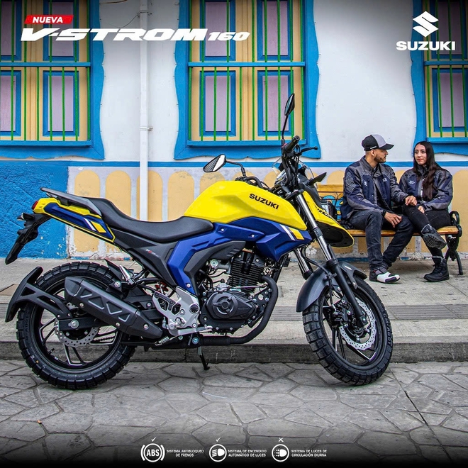 Suzuki V-Strom 160 2025 chính thức ra mắt, mẫu mô tô dành cho người mời chơi - Ảnh 1.