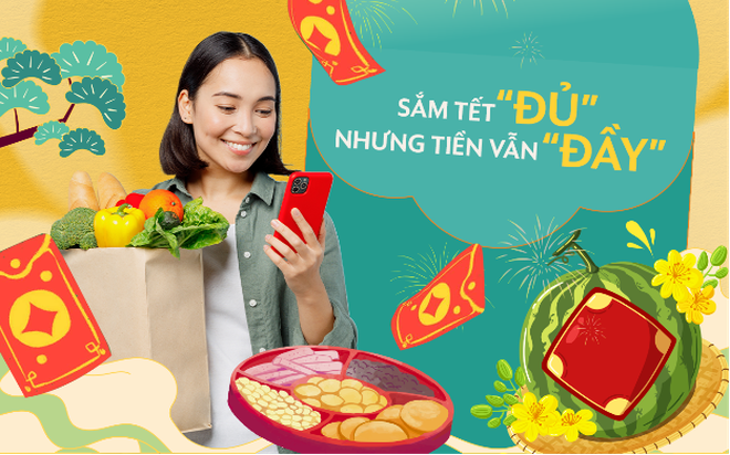 Dân văn phòng thời 4.0:  Sắm Tết “đủ” nhưng tiền vẫn “đầy”