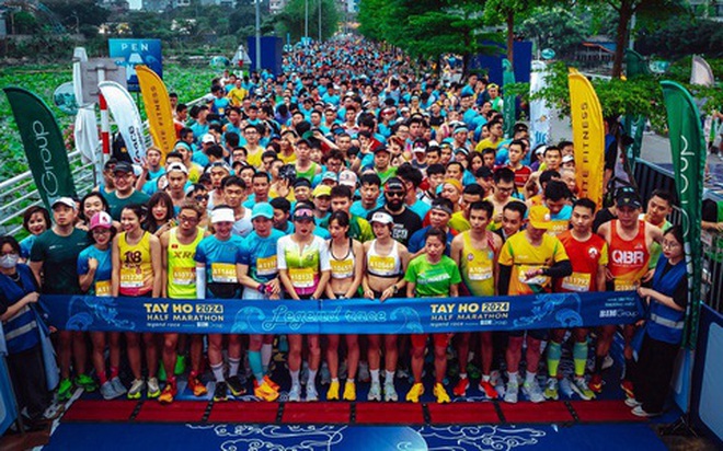 Giải chạy Tay Ho Half Marathon 2024 (Ảnh: Ban tổ chức).