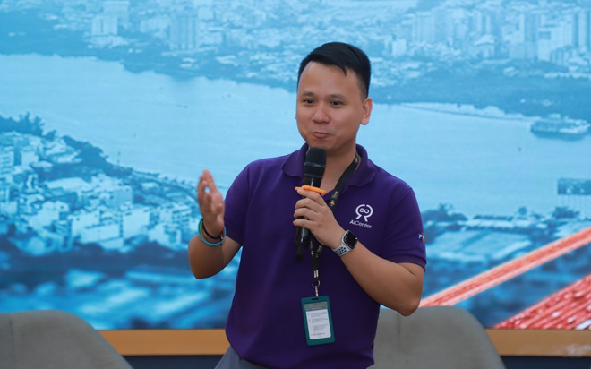 Anh Nguyễn Xuân Phong, Giám đốc Trí tuệ nhân tạo của FPT Software. Ảnh: MH