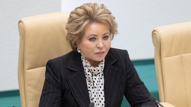 Chủ tịch Hội đồng Liên bang Nga Valentina Matvienko