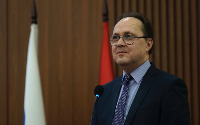 Ông Gennady Stepanovich Bezdetko, Đại sứ Nga tại Việt Nam. Ảnh: Thanh Phạm