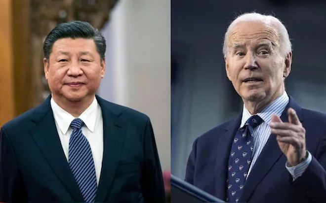 Chủ tịch Trung Quốc Tập Cận Bình và Tổng thống Mỹ Joe Biden. Ảnh: Reuters