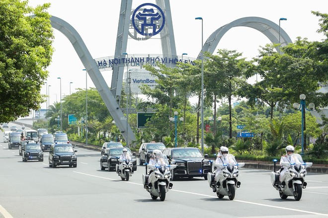 Sức mạnh đặc biệt của đoàn siêu mô tô đặc chủng Cảnh vệ Việt Nam tháp tùng Tổng thống Putin ở Hà Nội- Ảnh 3.