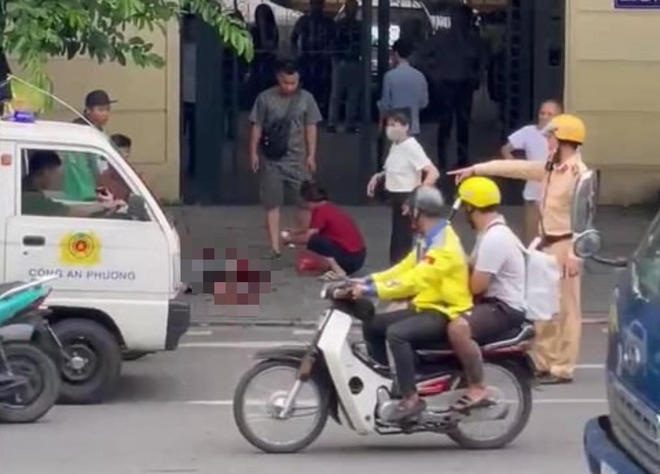 Bắt nghi phạm đâm gục người đàn ông trên phố Trần Quang Khải, Hà Nội- Ảnh 1.