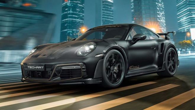 Techart ra mắt gói độ Monochrome phiên bản giới hạn dành cho Porsche 911 Turbo - Ảnh 1.