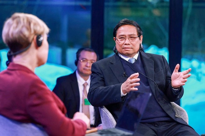 Thủ tướng Phạm Minh chính khẳng định sẵn sàng chơi golf với Tổng thống Mỹ Donald Trump nếu mang lại lợi ích quốc gia, dân tộc, lợi ích cho đồng bào. Ảnh: VGP