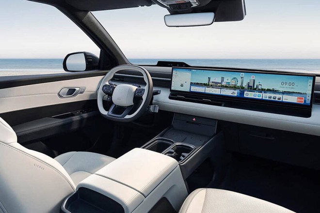 Hyundai Elexio EO ra mắt: Xe 5 chỗ mới d&agrave;i ngang Tucson, m&agrave;n h&igrave;nh 27 inch, đi hơn 700km/sạc- Ảnh 8.