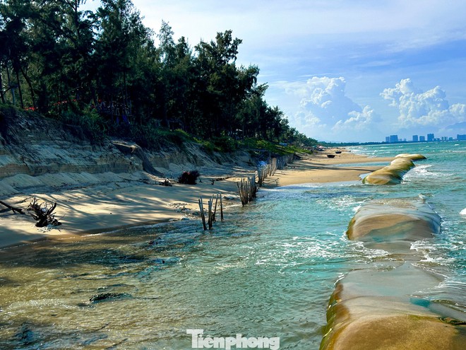 Đà Nẵng: Biển xâm thực, sóng 'ngoạm' bờ uy hiếp từng ngày- Ảnh 3.