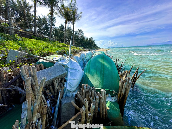 Đà Nẵng: Biển xâm thực, sóng 'ngoạm' bờ uy hiếp từng ngày- Ảnh 8.