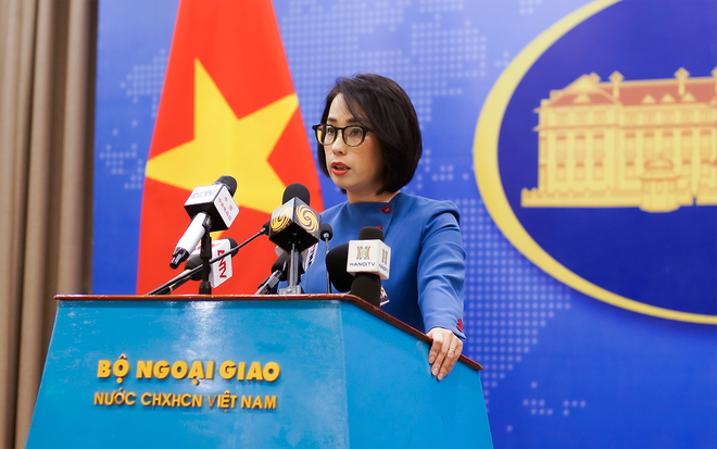 Người phát ngôn Bộ Ngoại giao Việt Nam Phạm Thu Hằng. Ảnh: Thanh Phạm
