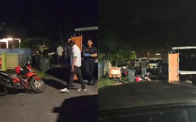 Hiện trường vụ việc khiến người dân bàng hoàng. 