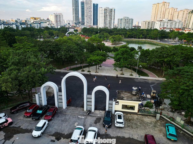 Người dân háo hức trải nghiệm không gian xanh mới tại Hà Nội- Ảnh 2.