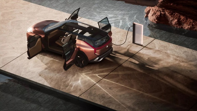 Mitsubishi Pajero Sport sắp lột xác như thế này: Như căn nhà di động, có cả phòng tắm, máy hybrid cắm sạc, có AI- Ảnh 6. Mitsubishi Pajero Sport sắp lột xác như thế này: Như căn nhà di động, có cả phòng tắm, máy hybrid cắm sạc, có AI- Ảnh 6.