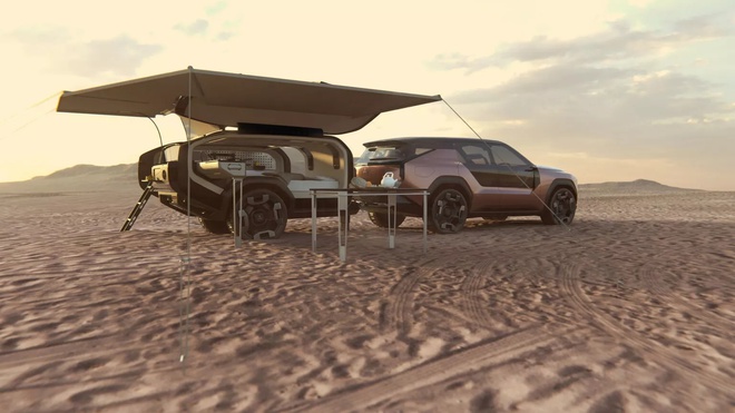 Mitsubishi Pajero Sport sắp lột xác như thế này: Như căn nhà di động, có cả phòng tắm, máy hybrid cắm sạc, có AI- Ảnh 7. Mitsubishi Pajero Sport sắp lột xác như thế này: Như căn nhà di động, có cả phòng tắm, máy hybrid cắm sạc, có AI- Ảnh 7.