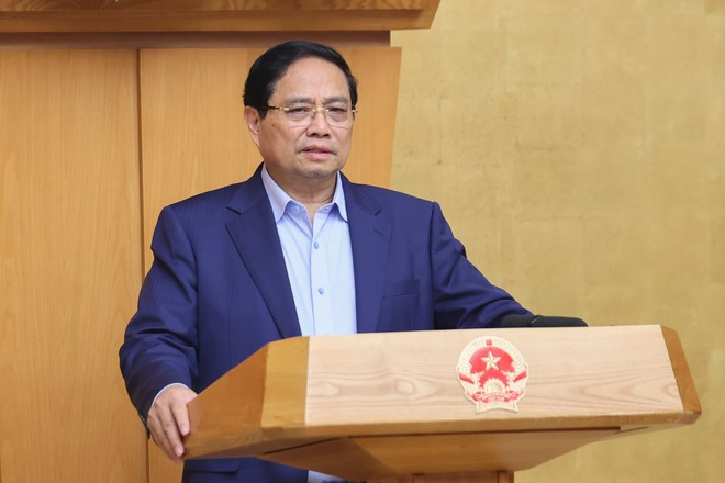 Thủ tướng phát biểu tại Hội nghị. Ảnh: VGP