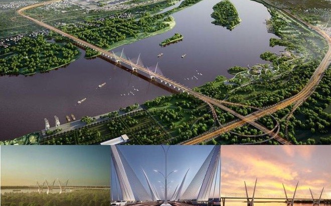 Hà Nội vừa khởi công dự án cầu Thượng Cát. Ảnh: VGP