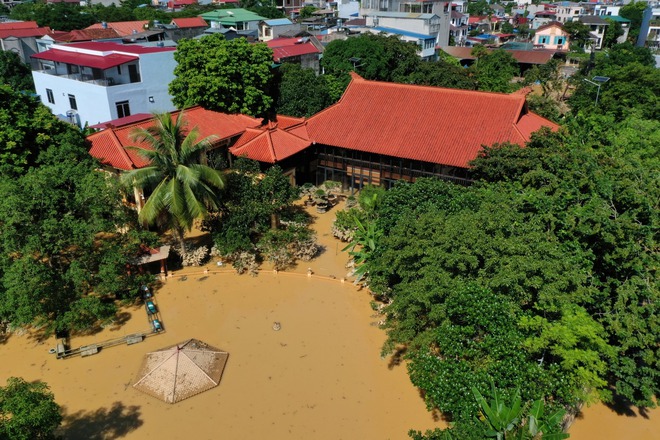 Lũ tràn lên ngập cao tốc Hà Nội - Thái Nguyên; Hà Nội thông báo khẩn cấp di dời dân trong đêm- Ảnh 27.