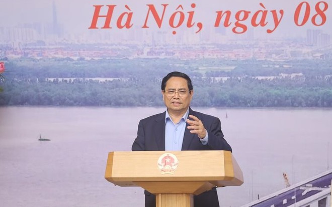 Thủ tướng phát biểu kết luận chỉ đạo tại phiên họp. Ảnh: VGP