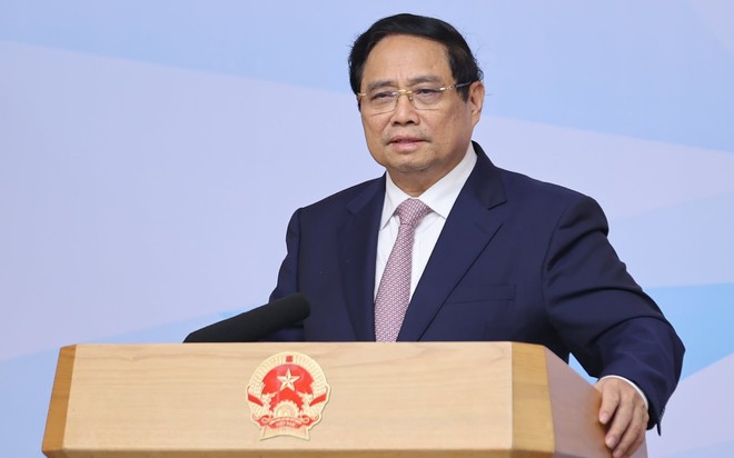 Thủ tướng phát biểu tại Hội nghị. Ảnh: VGP