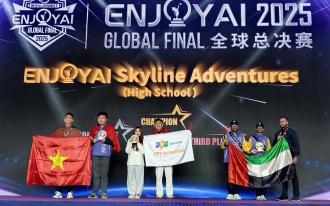 Đội tuyển Việt Nam đạt được 14 giải thưởng tại cuộc thi Enjoy AI 2025 tại Ô Trấn (Trung Quốc). 