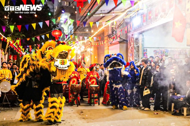 17 'ông lợn' nặng 2 tạ được trang điểm, mặc áo choàng tế Thành hoàng làng - Ảnh 9.