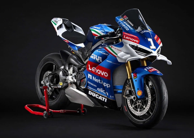 Ducati Panigale V4 Tricolore Italia ra mắt nhằm t&ocirc;n vinh đội tuyển thể thao &Yacute; - Ảnh 1.