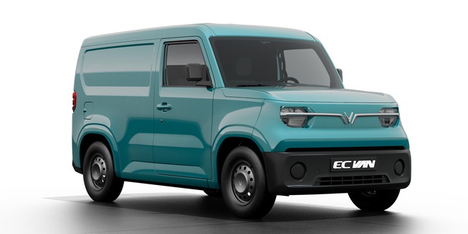 VinFast EC Van ra mắt Việt Nam: Giá từ 285 triệu đồng, động cơ ngang VF 3, chạy 150km/sạc, thùng hàng 2.600 lít, tải trọng trên 600kg - Ảnh 8.
