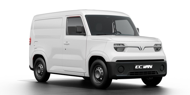 VinFast EC Van ra mắt Việt Nam: Giá từ 285 triệu đồng, động cơ ngang VF 3, chạy 150km/sạc, thùng hàng 2.600 lít, tải trọng trên 600kg - Ảnh 6.