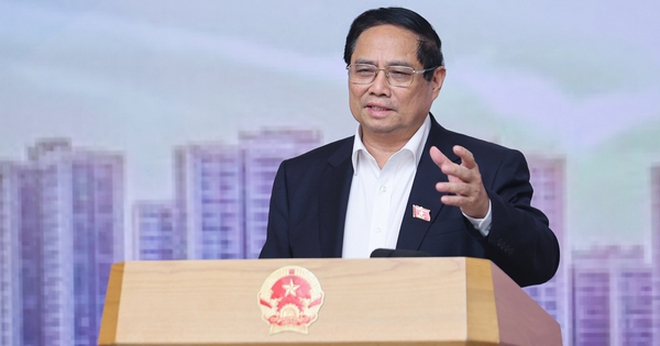 Thủ tướng yêu cầu hướng tới mục tiêu mọi người dân đều có chỗ ở. Ảnh: VGP Thủ tướng yêu cầu hướng tới mục tiêu mọi người dân đều có chỗ ở. Ảnh: VGP
