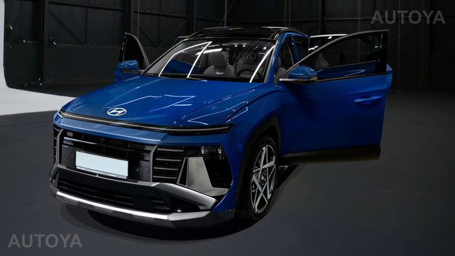 Hyundai Tucson dễ được nâng cấp thế này trước khi lên đời: Đèn trước bố trí kiểu Stargazer, vô lăng kiểu Santa Fe - Ảnh 4.