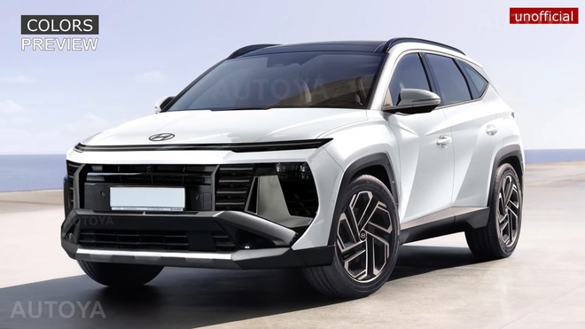 Hyundai Tucson dễ được nâng cấp thế này trước khi lên đời: Đèn trước bố trí kiểu Stargazer, vô lăng kiểu Santa Fe - Ảnh 7.