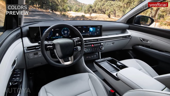 Hyundai Tucson dễ được nâng cấp thế này trước khi lên đời: Đèn trước bố trí kiểu Stargazer, vô lăng kiểu Santa Fe - Ảnh 12.