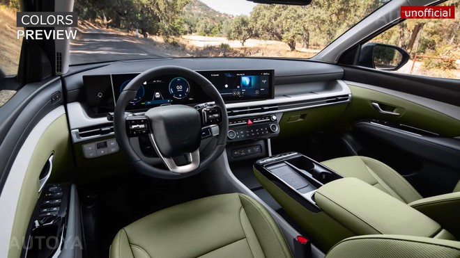 Hyundai Tucson dễ được nâng cấp thế này trước khi lên đời: Đèn trước bố trí kiểu Stargazer, vô lăng kiểu Santa Fe - Ảnh 11.