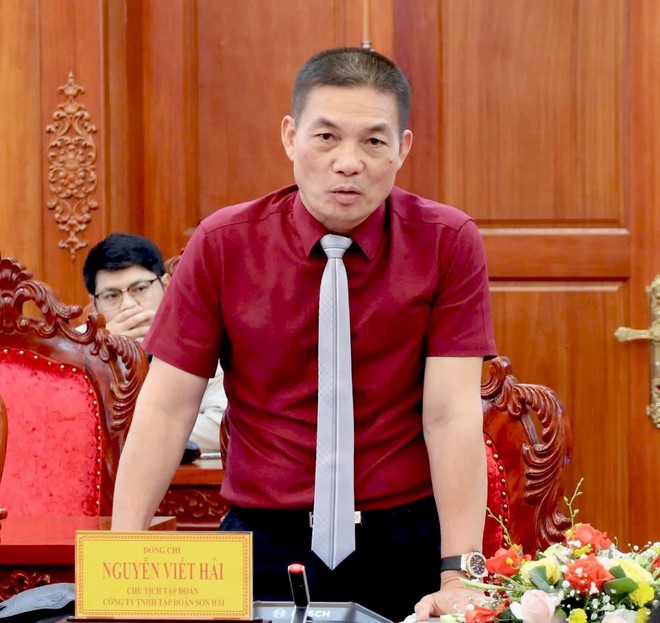 Ông Nguyễn Viết Hải, Chủ tịch Tập đoàn Sơn Hải. Ảnh: VL