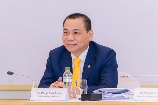 Tập đoàn Vingroup của tỷ phú Phạm Nhật Vượng vừa trúng thầu dự án cao tốc gần 20.000 tỷ đồng ở Bình Phước. Ảnh: VIC
