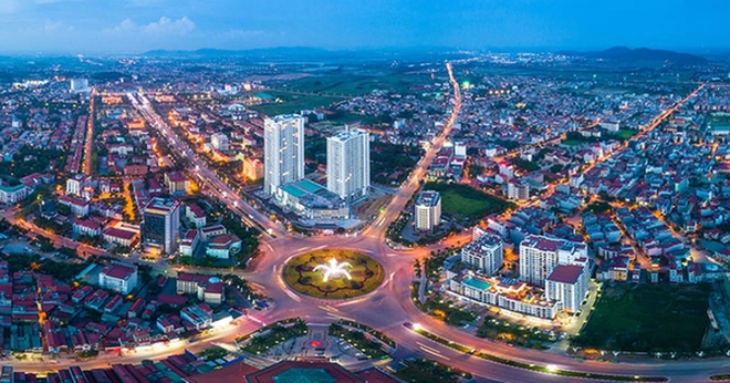 Một góc của TP Bắc Ninh. Ảnh: TQ Một góc của TP Bắc Ninh. Ảnh: TQ