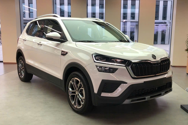Ảnh thực tế 2 bản Skoda Kushaq tại Việt Nam: Giá dự kiến từ dưới 600 triệu đồng, ra mắt tháng này cạnh tranh Xforce, Creta - Ảnh 2.