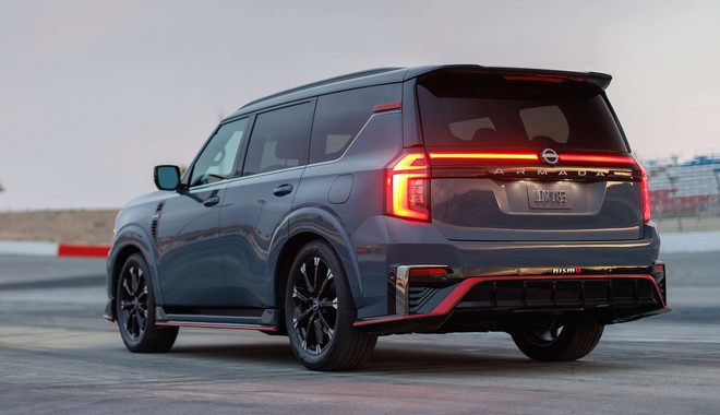 Ảnh thực tế Nissan Patrol bản thể thao vừa ra mắt: Bodykit hầm hố, động cơ gần 500 mã nhưng không còn 'cửa' về Việt Nam - Ảnh 8.