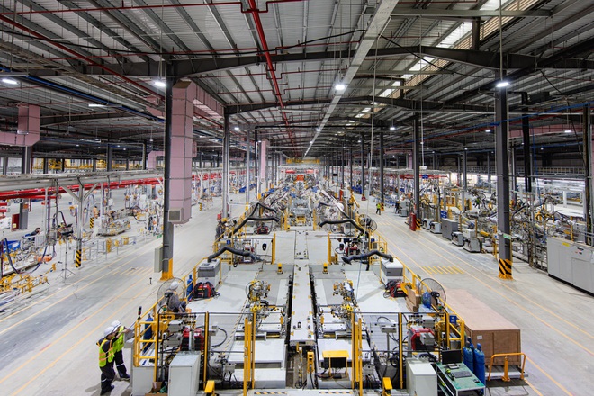 Cận cảnh dây chuyền sản xuất xe VinFast tại nhà máy Hà Tĩnh vừa khánh thành - Ảnh 6.