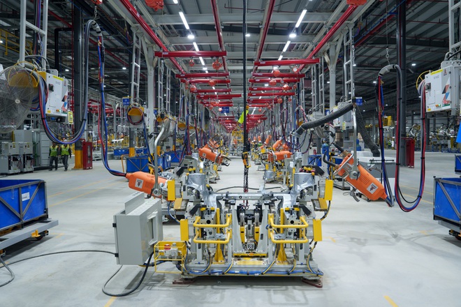 Cận cảnh dây chuyền sản xuất xe VinFast tại nhà máy Hà Tĩnh vừa khánh thành - Ảnh 7.
