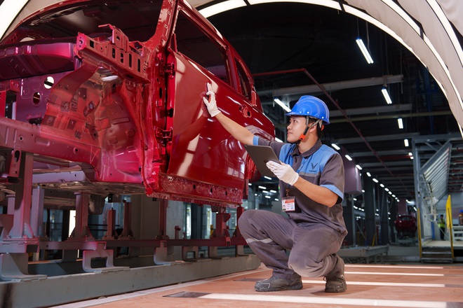 Cận cảnh dây chuyền sản xuất xe VinFast tại nhà máy Hà Tĩnh vừa khánh thành - Ảnh 22.