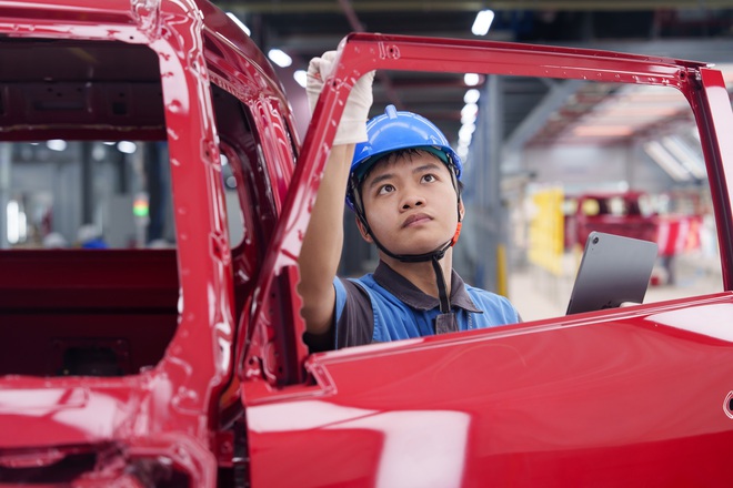 Cận cảnh dây chuyền sản xuất xe VinFast tại nhà máy Hà Tĩnh vừa khánh thành - Ảnh 23.