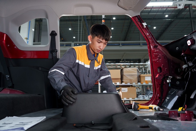 Cận cảnh dây chuyền sản xuất xe VinFast tại nhà máy Hà Tĩnh vừa khánh thành - Ảnh 27.