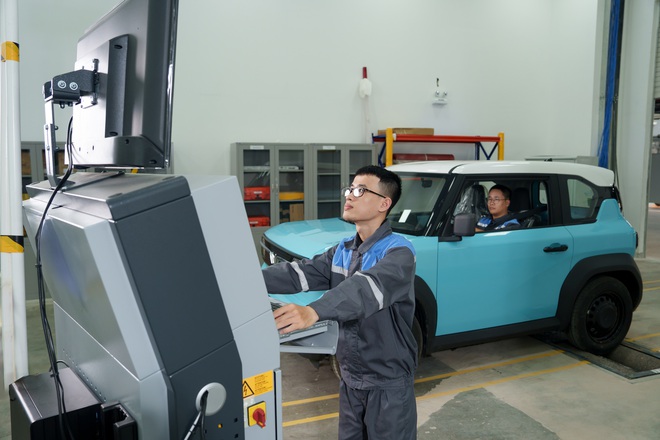 Cận cảnh dây chuyền sản xuất xe VinFast tại nhà máy Hà Tĩnh vừa khánh thành - Ảnh 37.